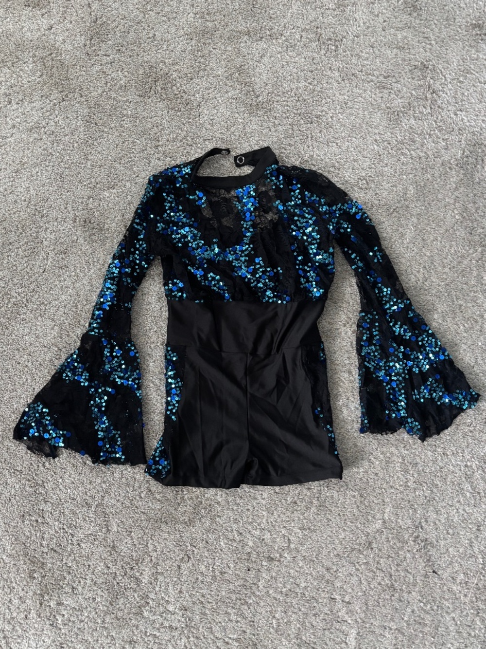 Revolution Child XL black sequined jazz costume